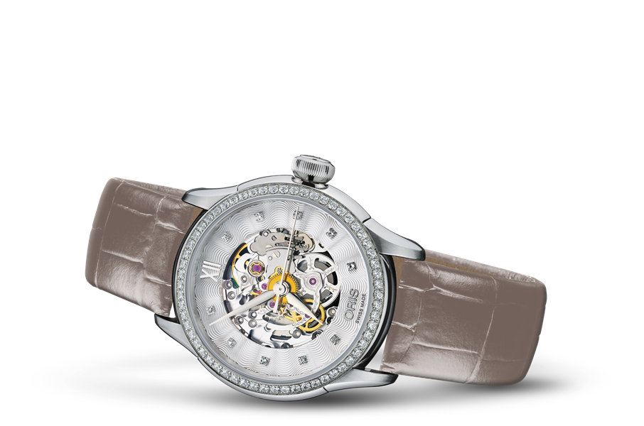 Oris Artelier Skeleton Diamonds 01-560-7604-4919-07-5-16-61FC