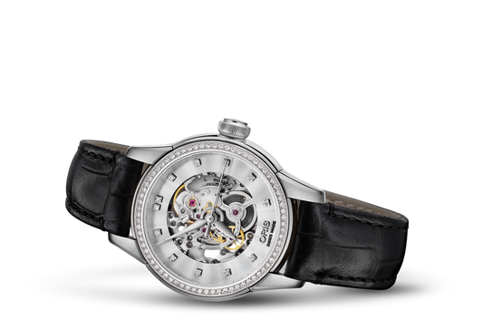 Oris Artelier Skeleton Diamonds 01-560-7687-4919-07-5-14-60FC