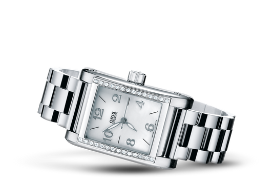 Oris Rectangular Diamonds 01-561-7536-4951-07-8-16-68