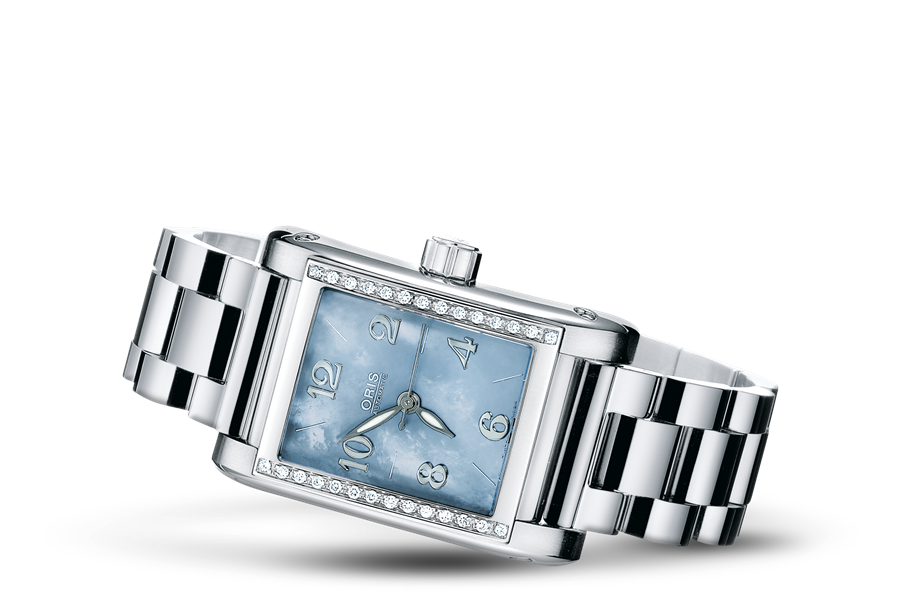 Oris Rectangular Diamonds 01-561-7536-4955-07-8-16-68
