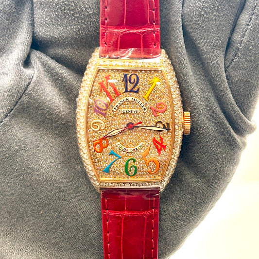 Pre-Owned Franck Muller Cintree Curvex Color Dreams 5850 SC COL DRM D CD