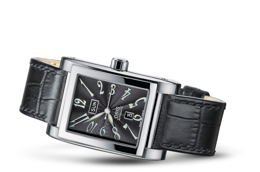 Oris Rectangular Day Date 01-585-7525-4064-07-5-20-44FC