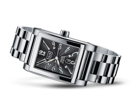 Oris Rectangular Day Date 01-585-7525-4064-07-8-20-68