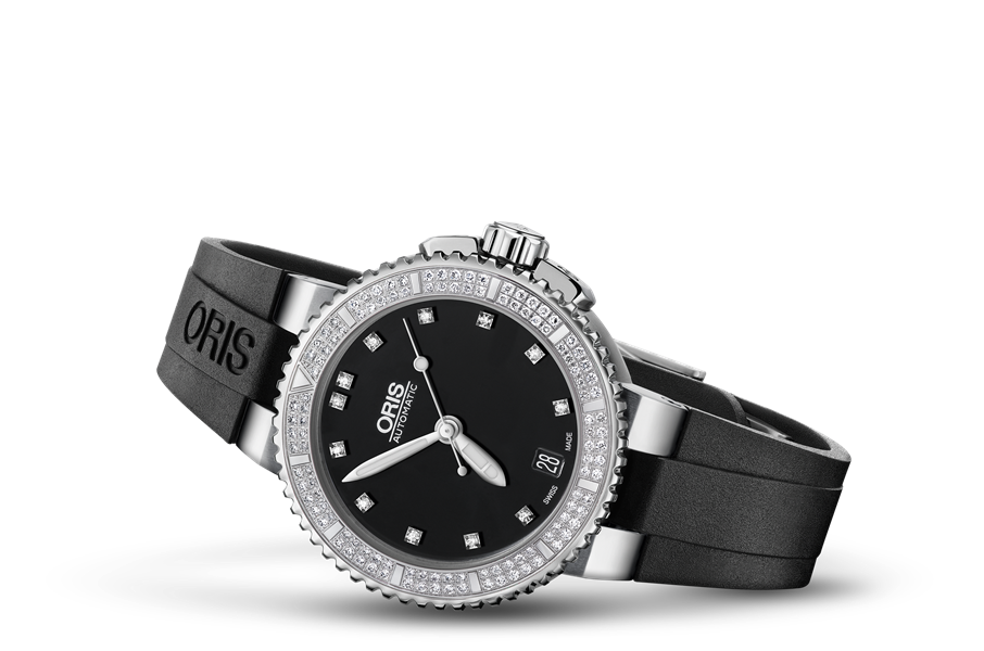 Oris Aquis Date Diamonds 01-733-7652-4994-07-4-18-34