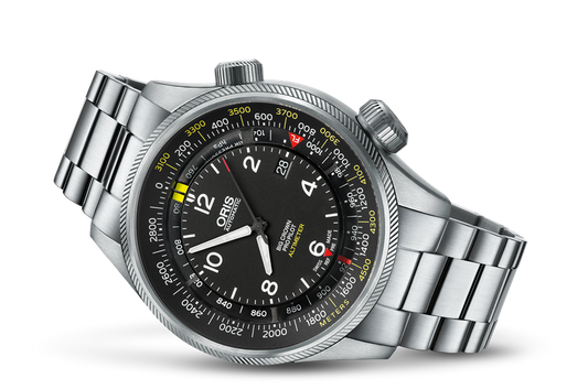 Oris Big Crown ProPilot Altimeter with Meter Scale 01-733-7705-4164-SET-8-23-19