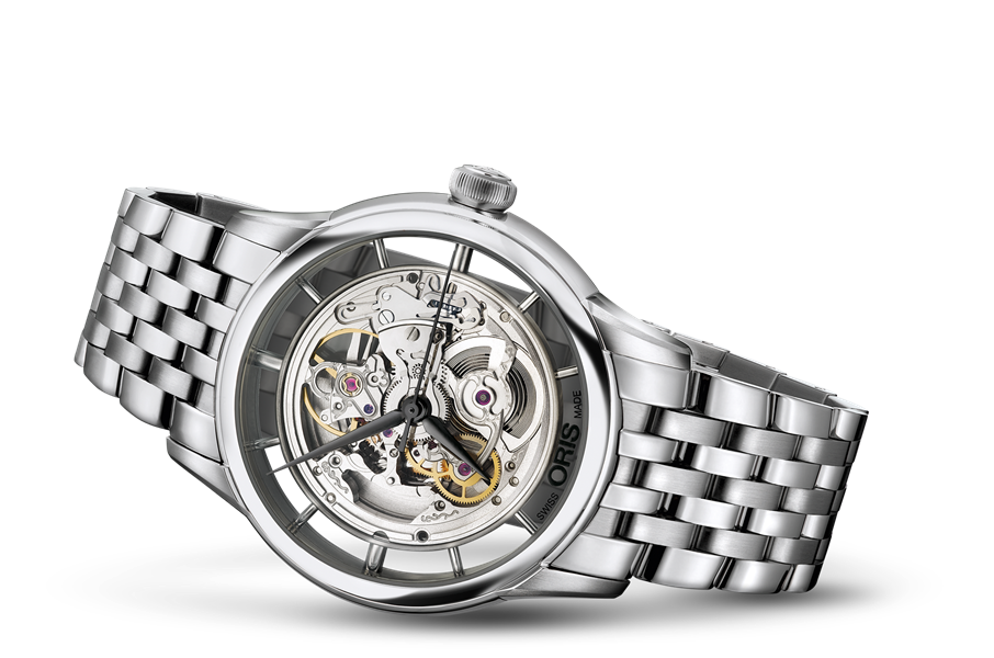 Oris Artelier Translucent Skeleton 01-734-7684-4051-07-8-21-77