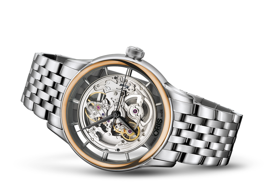Oris Artelier Translucent Skeleton 01-734-7684-6351-07-8-21-77
