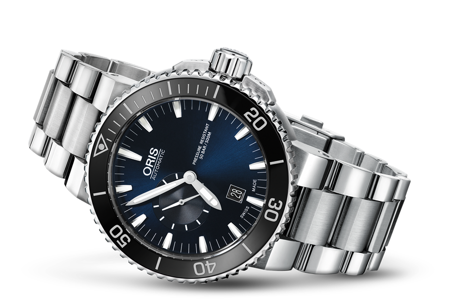 Oris Aquis Small Second, Date 01-743-7673-4135-07-8-26-01PEB