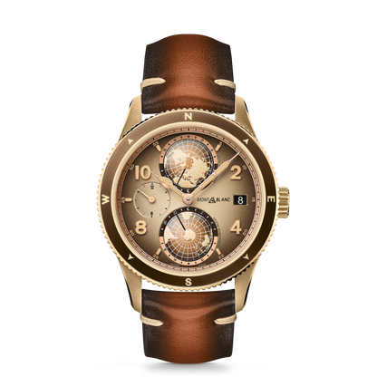 Montblanc 1858 Geosphere Limited Edition - 1858 pieces - Cupro-aluminium - Titane - Brown - Montblanc® US MB128504