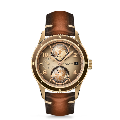 Montblanc 1858 Geosphere Limited Edition - 1858 pieces - Cupro-aluminium - Titane - Brown - Montblanc® US MB128504