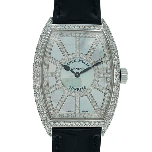 Franck Muller Cintree Curvex Sunrise 7882 QZ SNR D CD – White Gold, 38 Mm