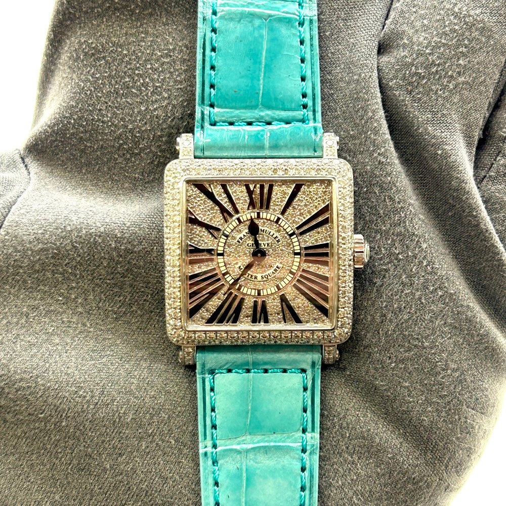 Franck Muller Master Square 6002 S QZ D CD – White Gold, 26Mm