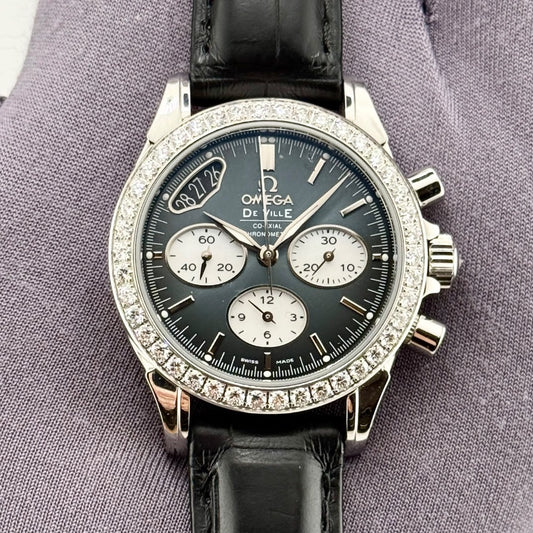 Pre-Owned Omega De Ville Co-Axial Chronograph 35 422.18.35.50.06.001
