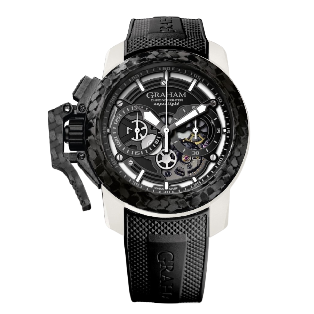 Graham CHRONOFIGHTER SUPERLIGHT CARBON SKELETON WHITE 2CCCK.W01A