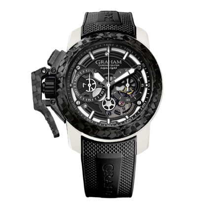 Graham CHRONOFIGHTER SUPERLIGHT CARBON SKELETON WHITE 2CCCK.W01A