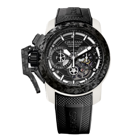 Graham CHRONOFIGHTER SUPERLIGHT CARBON SKELETON WHITE 2CCCK.W01A