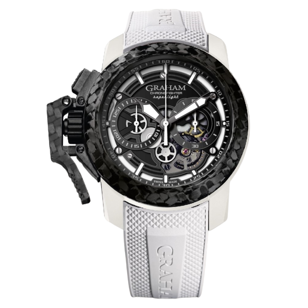 Graham CHRONOFIGHTER SUPERLIGHT CARBON SKELETON WHITE 2CCCK.W01A