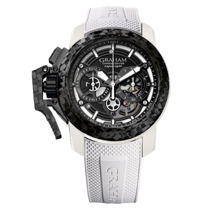 Graham CHRONOFIGHTER SUPERLIGHT CARBON SKELETON WHITE 2CCCK.W01A