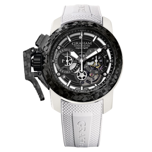 Graham CHRONOFIGHTER SUPERLIGHT CARBON SKELETON WHITE 2CCCK.W01A