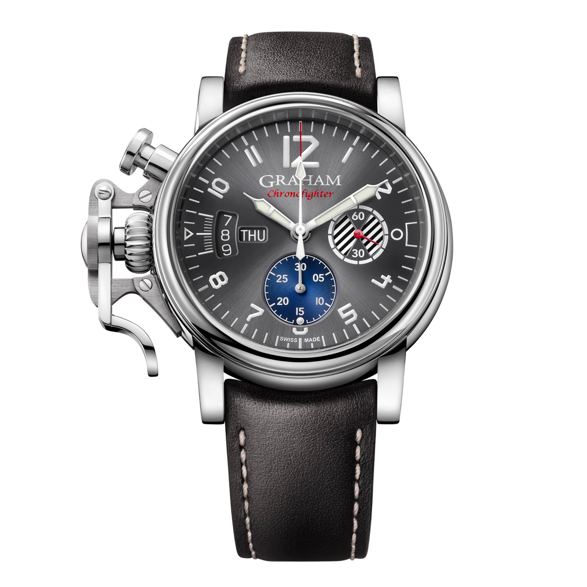 Graham CHRONOFIGHTER VINTAGE - GREY 2CVAS.S08A