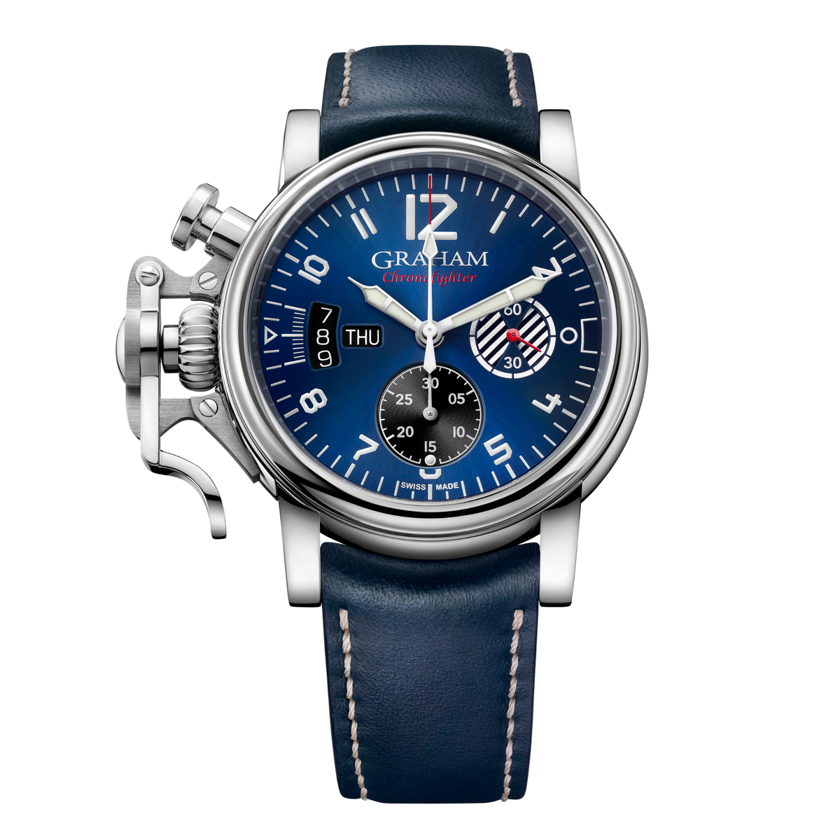 Graham CHRONOFIGHTER VINTAGE - BLUE 2CVAS.U21A