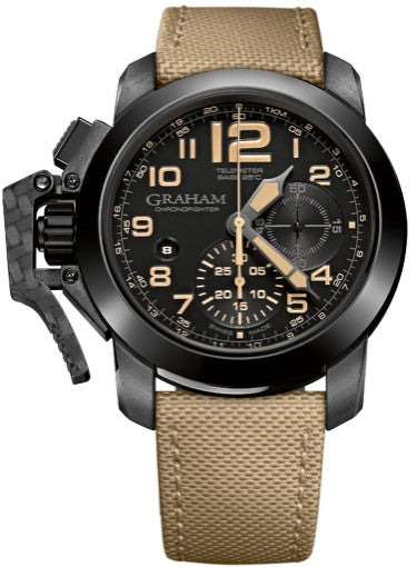 Graham Silverstone Chronofighter Oversize Black Sahara