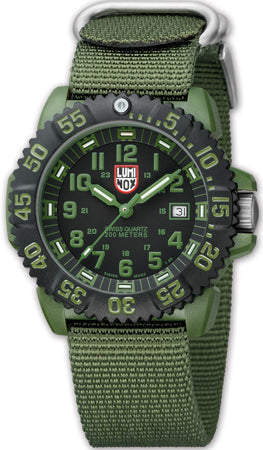 Luminox Olive Drab Military 3040 Series 3042 Men's Watch