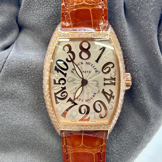 Pre-Owned Franck Muller Cintree Curvex Crazy Hours 7851 CH REL D