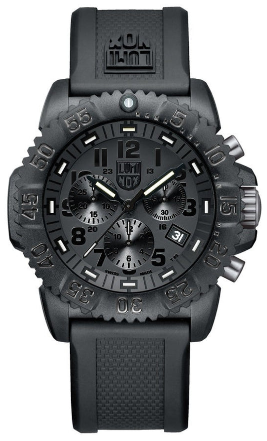 Luminox Colormark Chronograph Blackout 3080 Series Men's Watch 3081.BO