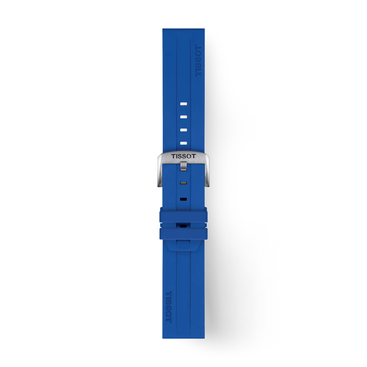Tissot Official Blue Silicone Strap Lugs 22 mm T852051021