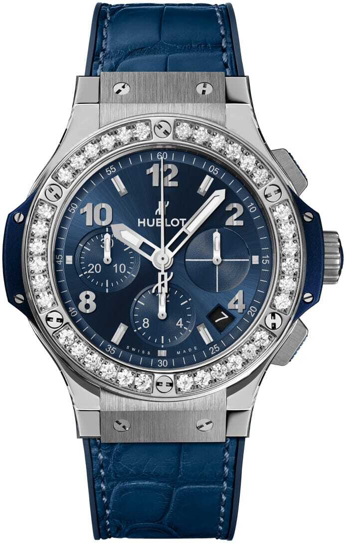 Big Bang Steel Blue Diamonds 41mm