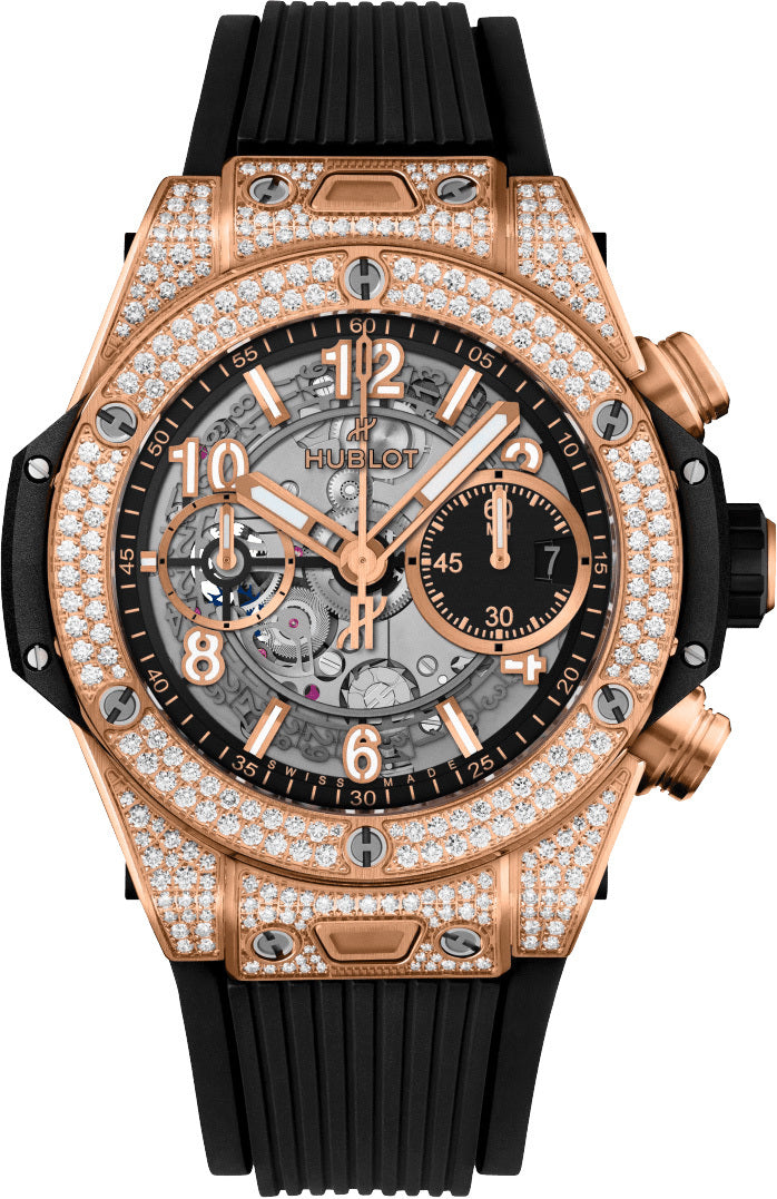 Big Bang Unico King Gold Pave 42mm