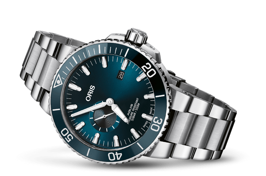 Oris Aquis Small Second, Date 01-743-7733-4155-07-8-24-05PEB