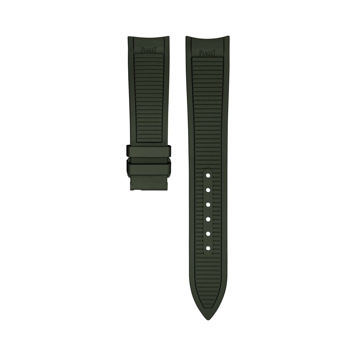Piaget Polo 42mm Kaki Green Rubber Strap MXE0N8J2