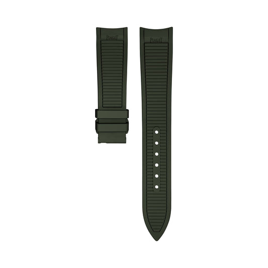 Piaget Polo 42mm Kaki Green Rubber Strap MXE0N8J2