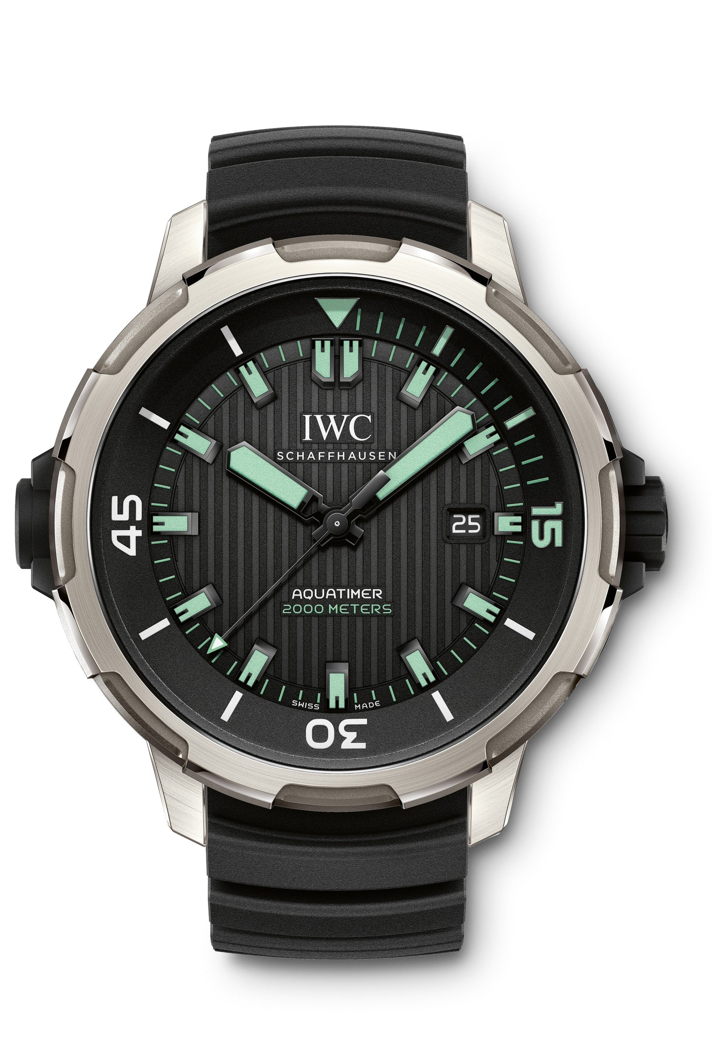 IWC Aquatimer Automatic 2000 Steel Black Dial 3580-02