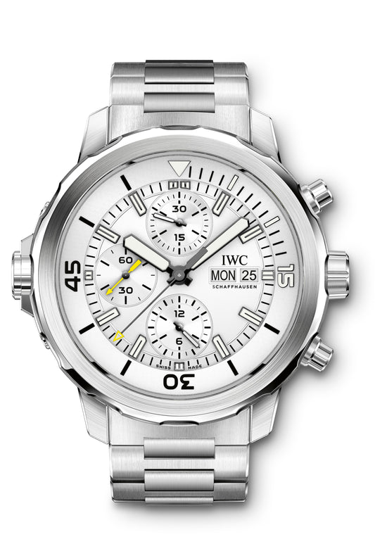 IWC Aquatimer Chronograph Steel White Dial 3768-02