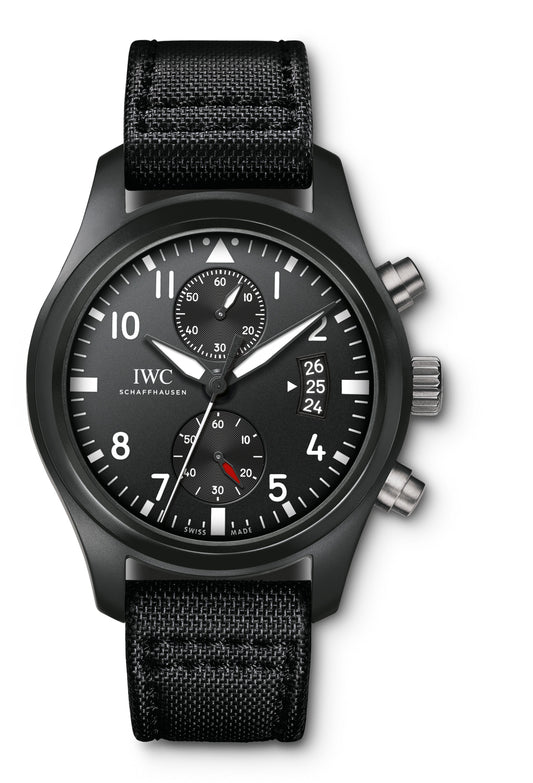 IWC Pilot's Watch Top Gun Chronograph Black Ceramic 3880-07