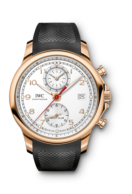 IWC Portugieser Yacht Club Automatic 18K Rose Gold Silver Dial 3905-01