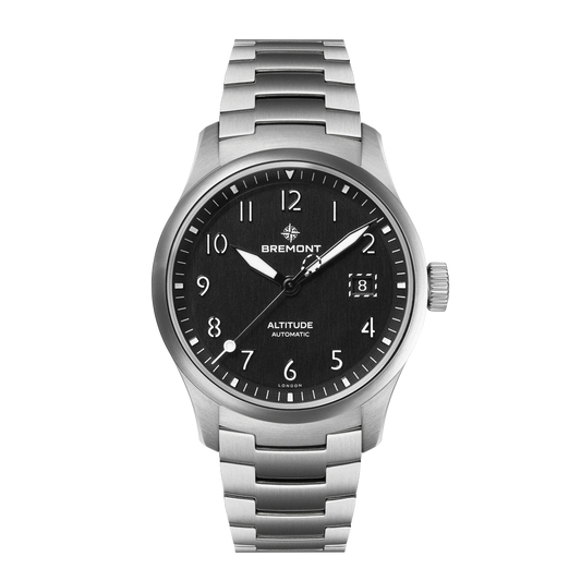 Bremont Watches | Mens | Altitude Altitude 39 Date ALT39-DT-SS-BK-B