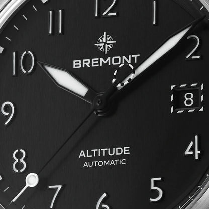 Bremont Watches | Mens | Altitude Altitude 39 Date ALT39-DT-SS-BK-L-S