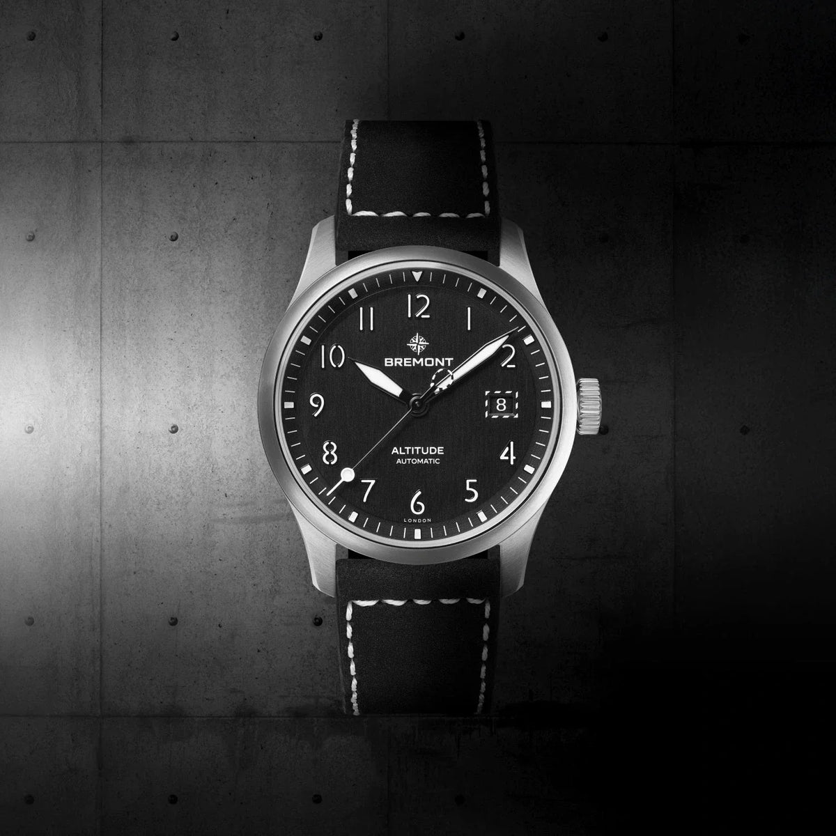 Bremont Watches | Mens | Altitude Altitude 39 Date ALT39-DT-SS-BK-L-S