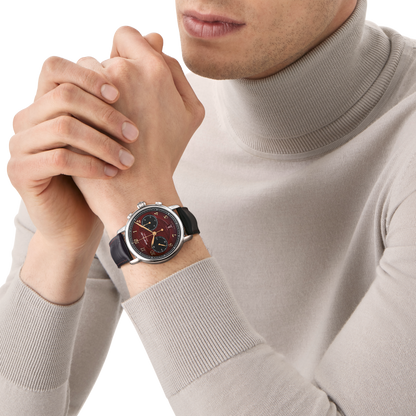 Montblanc Star Legacy Chronograph 42 mm Limited Edition - 1786 pieces - Steel - Burgundy - Montblanc® US MB133245