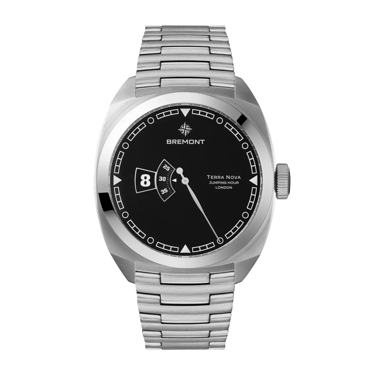 Bremont Watches | Mens | Terra Nova Terra Nova 40.5 Jumping Hour TN40-JH-SS-BK-B