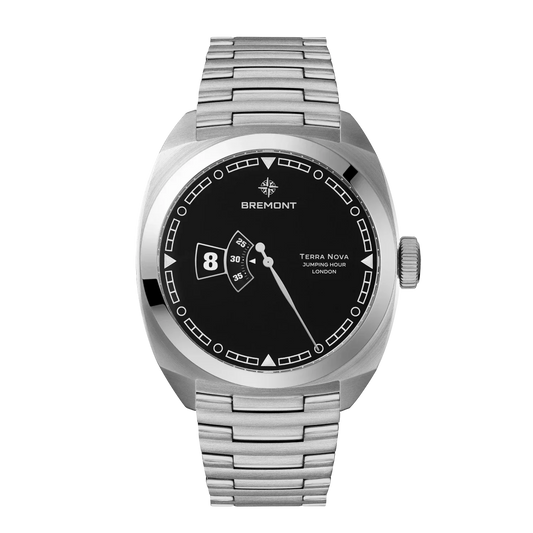 Bremont Watches | Mens | Terra Nova Terra Nova 40.5 Jumping Hour TN40-JH-SS-BK-B