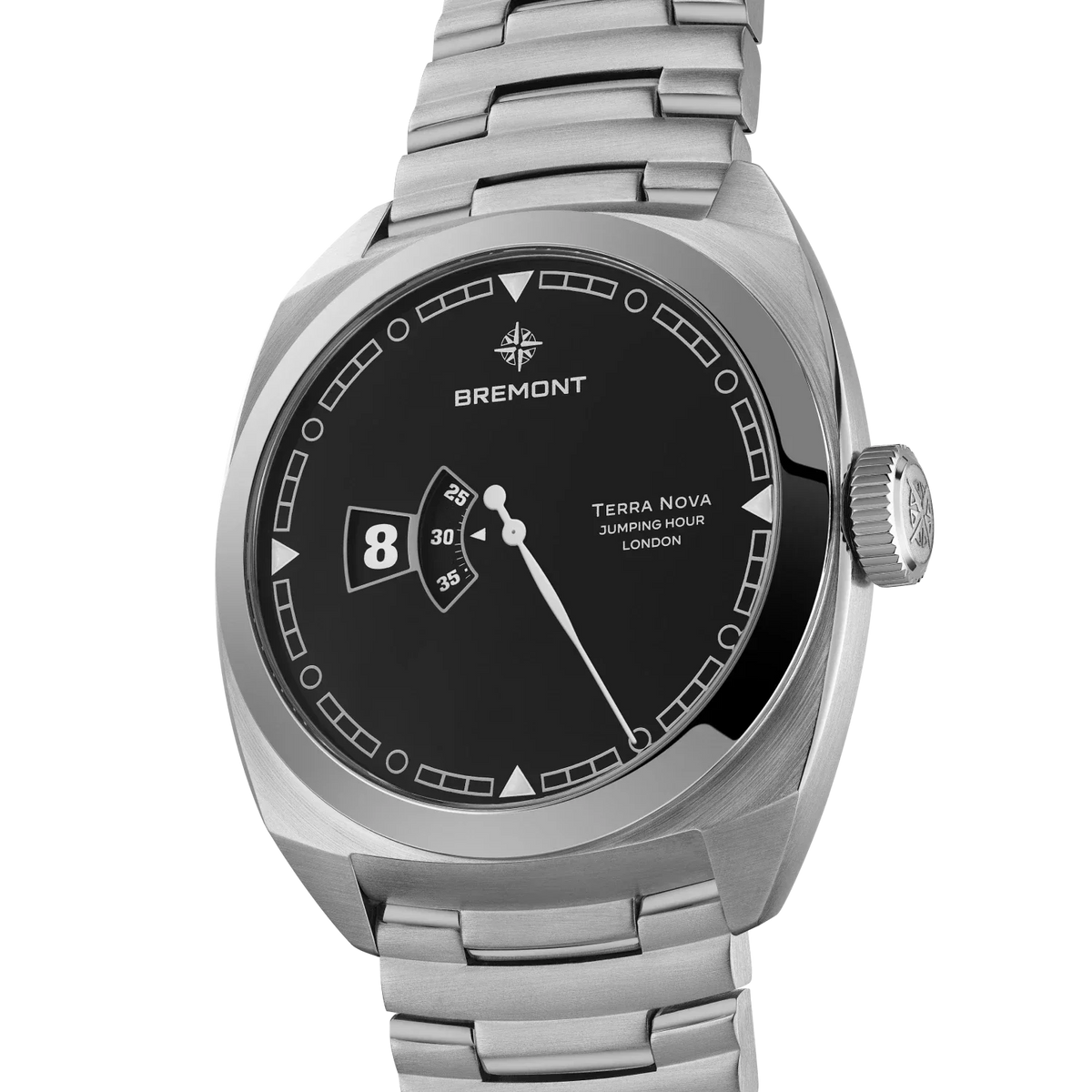 Bremont Watches | Mens | Terra Nova Terra Nova 40.5 Jumping Hour TN40-JH-SS-BK-B