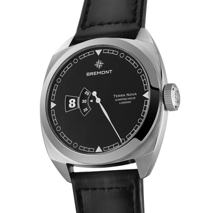 Bremont Watches | Mens | Terra Nova Terra Nova 40.5 Jumping Hour TN40-JH-SS-BK-L-S