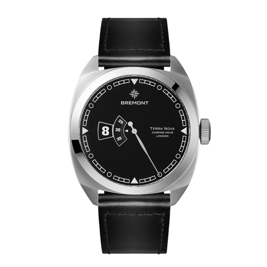 Bremont Watches | Mens | Terra Nova Terra Nova 40.5 Jumping Hour TN40-JH-SS-BK-L-S