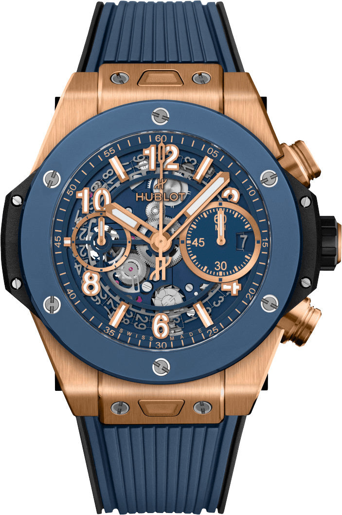 Big Bang Unico King Gold Blue Ceramic 42mm