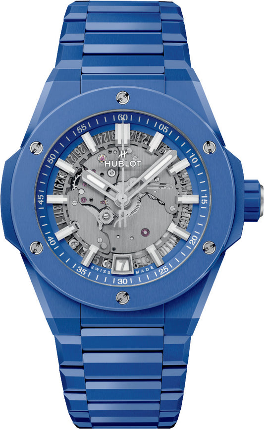 Big Bang Integrated Time Only Blue Indigo Ceramic 40mm